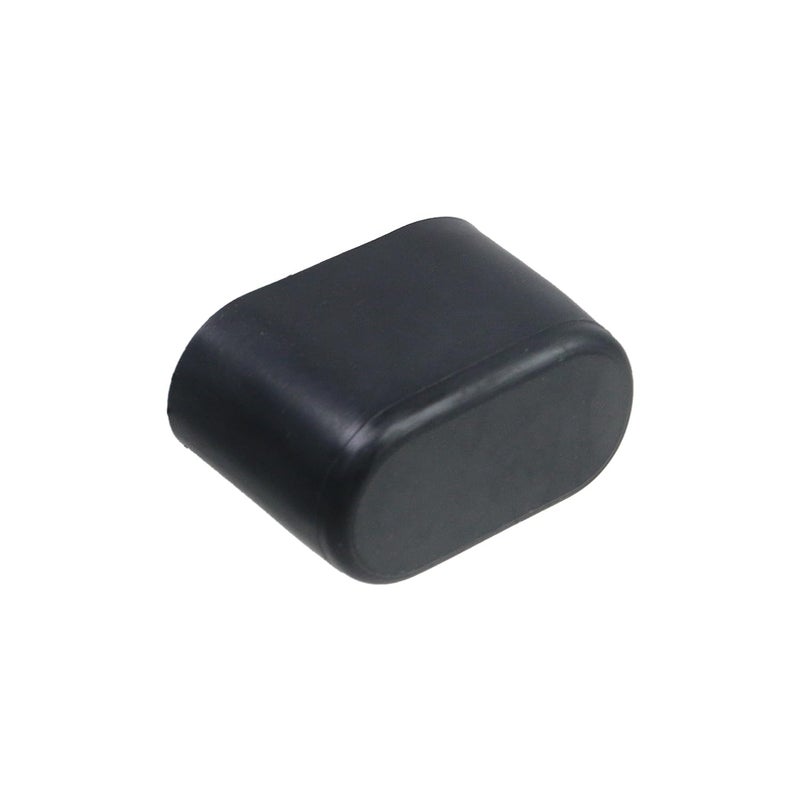 Geesatis 1.3" X 0.6" Oval Black Furniture Plastic Feet Cover Table Chair Legs Pad Floor Protector, PVC, Indoor & Outdoor Use, 20PCS - Image 4